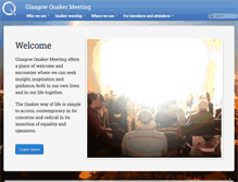 Tablet Screenshot of glasgowquakers.org